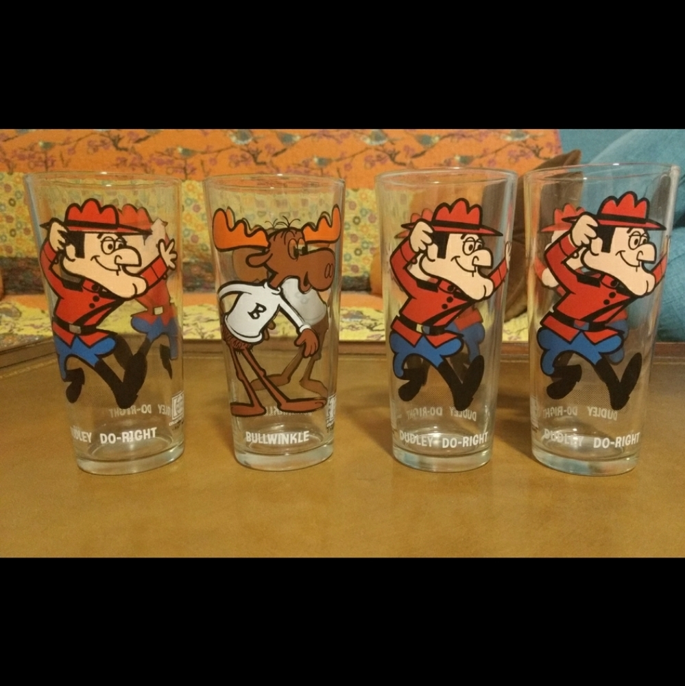 Set of 4 1970s Pepsi Collector Series Glas…
